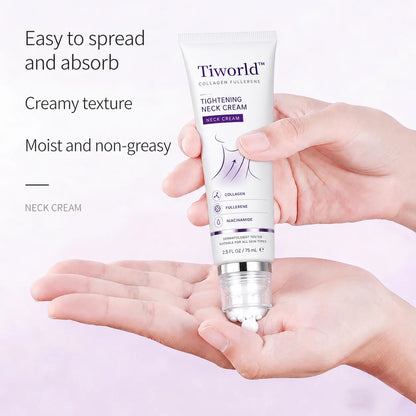 ✨Tiworld™ Instant Neck Lift Cream  — 🧴 Infused with Retinol & Hyaluronic Acid | Firms the Neck, Reduces Wrinkles & Double Chin