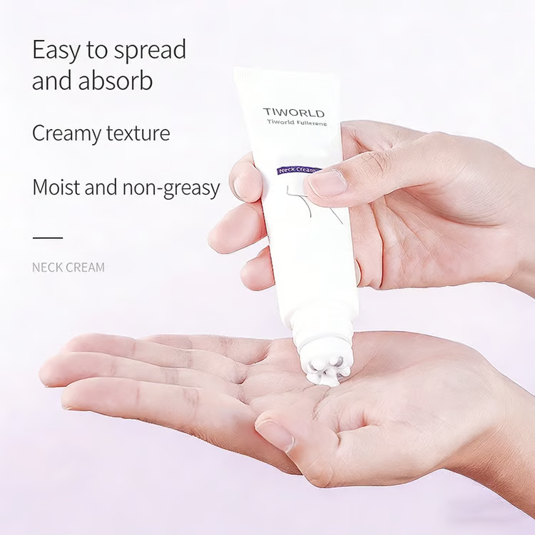 Reduces Wrinkles and Double Chin,Five Rollers for All Around Massage,Neck Firming Cream