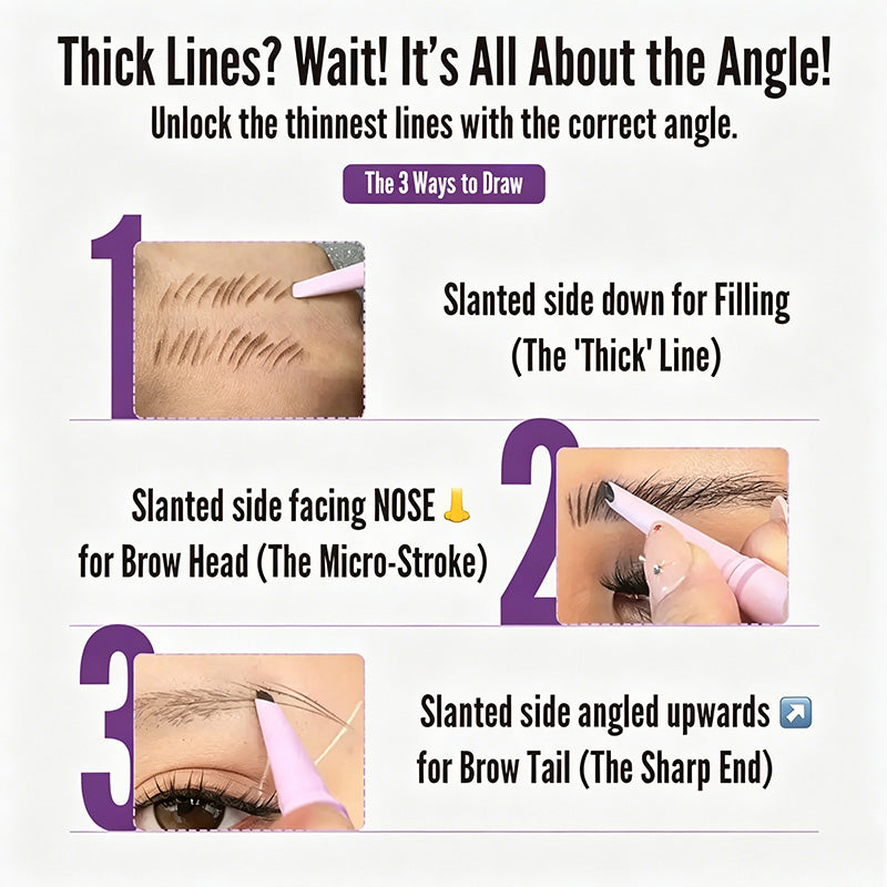 Feather Edge Brow Pencil 3-in-1 Kit (Pencil + Refill + Sanding Sponge)