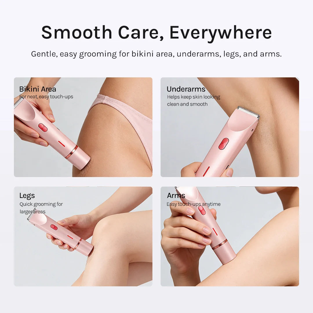 2-in-1 Painless Bikini Hair Trimmer