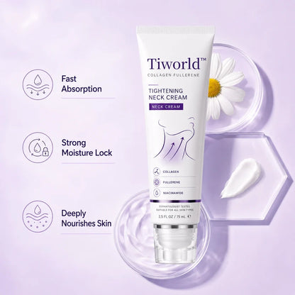 ✨Tiworld™ Instant Neck Lift Cream  — 🧴 Infused with Retinol & Hyaluronic Acid | Firms the Neck, Reduces Wrinkles & Double Chin