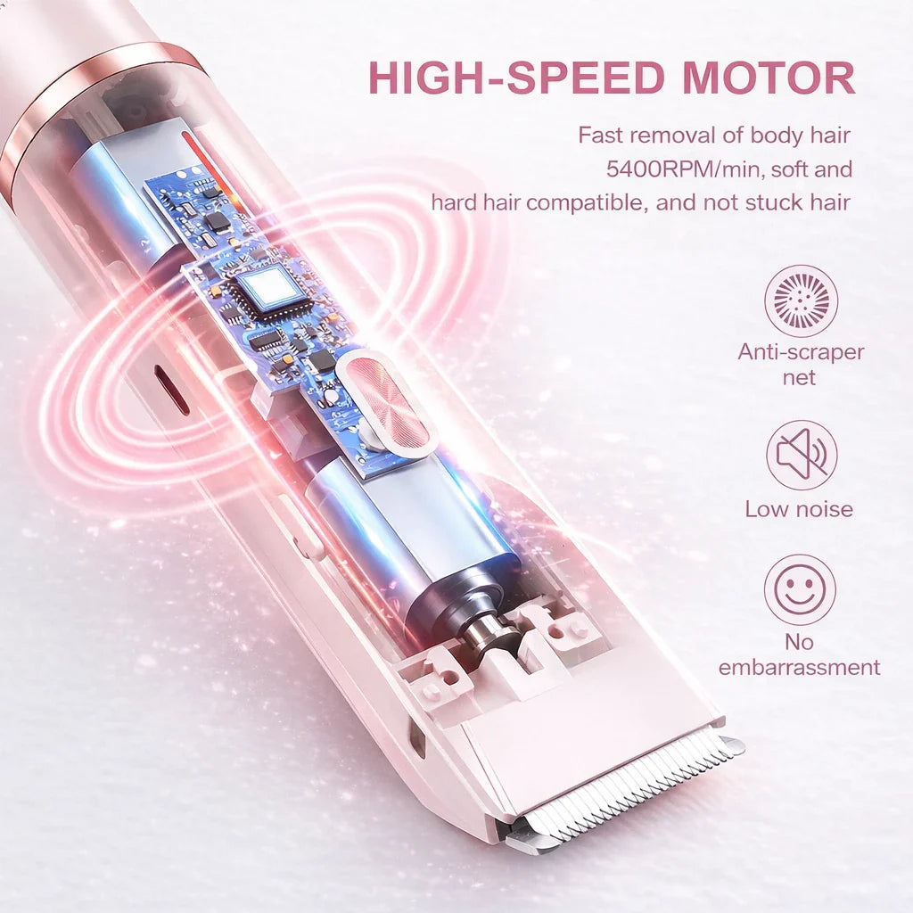 2-in-1 Painless Bikini Hair Trimmer