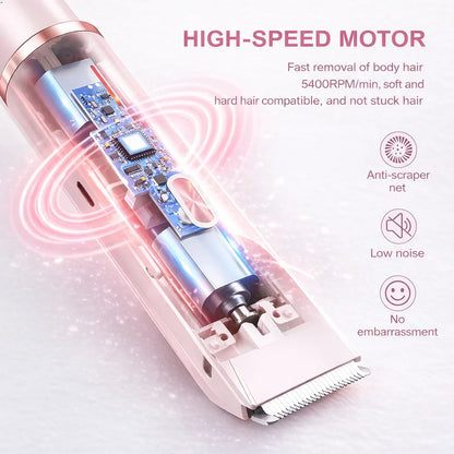 2-in-1 Painless Bikini Hair Trimmer