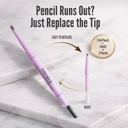 Feather Edge Brow Pencil 3-in-1 Kit (Pencil + Refill + Sanding Sponge)