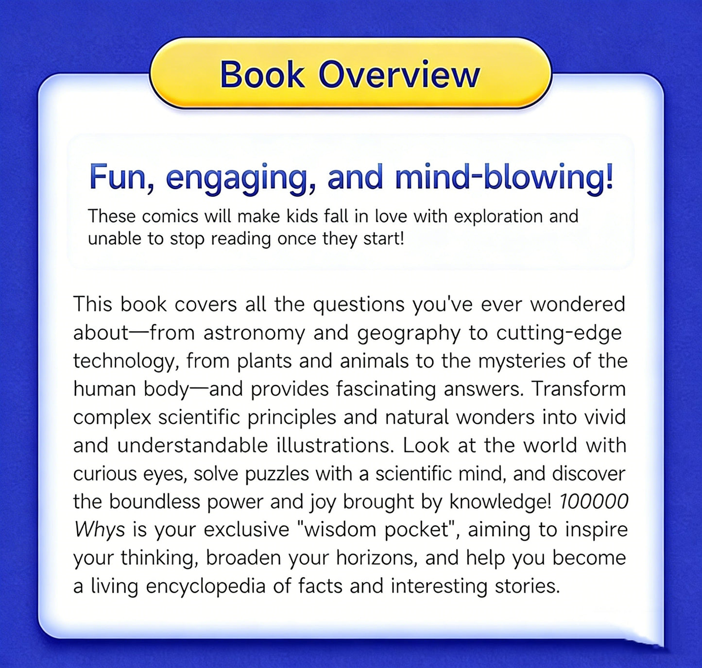Children's encyclopedia "Why 100,000?" Extracurricular reading for primary school students