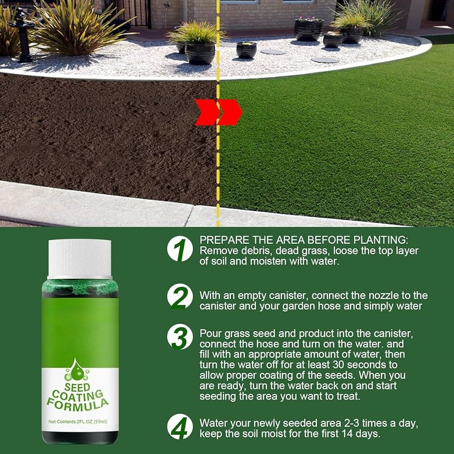 🔥🔥GreenRevive HydroSeeding Lawn Solution