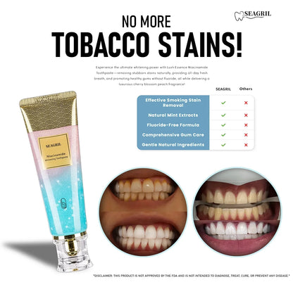 💖Niacinamide toothpaste for dazzling white teeth🦷Pearly white teeth🦷The new secret weapon for your smile!