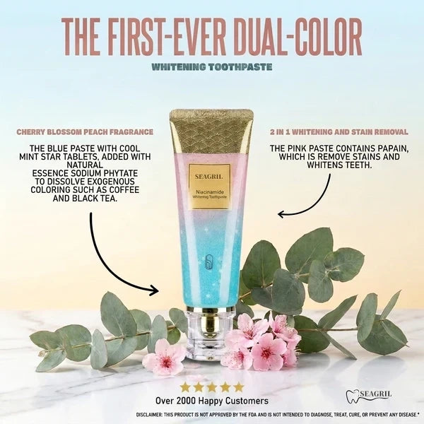 💖Niacinamide toothpaste for dazzling white teeth🦷Pearly white teeth🦷The new secret weapon for your smile!